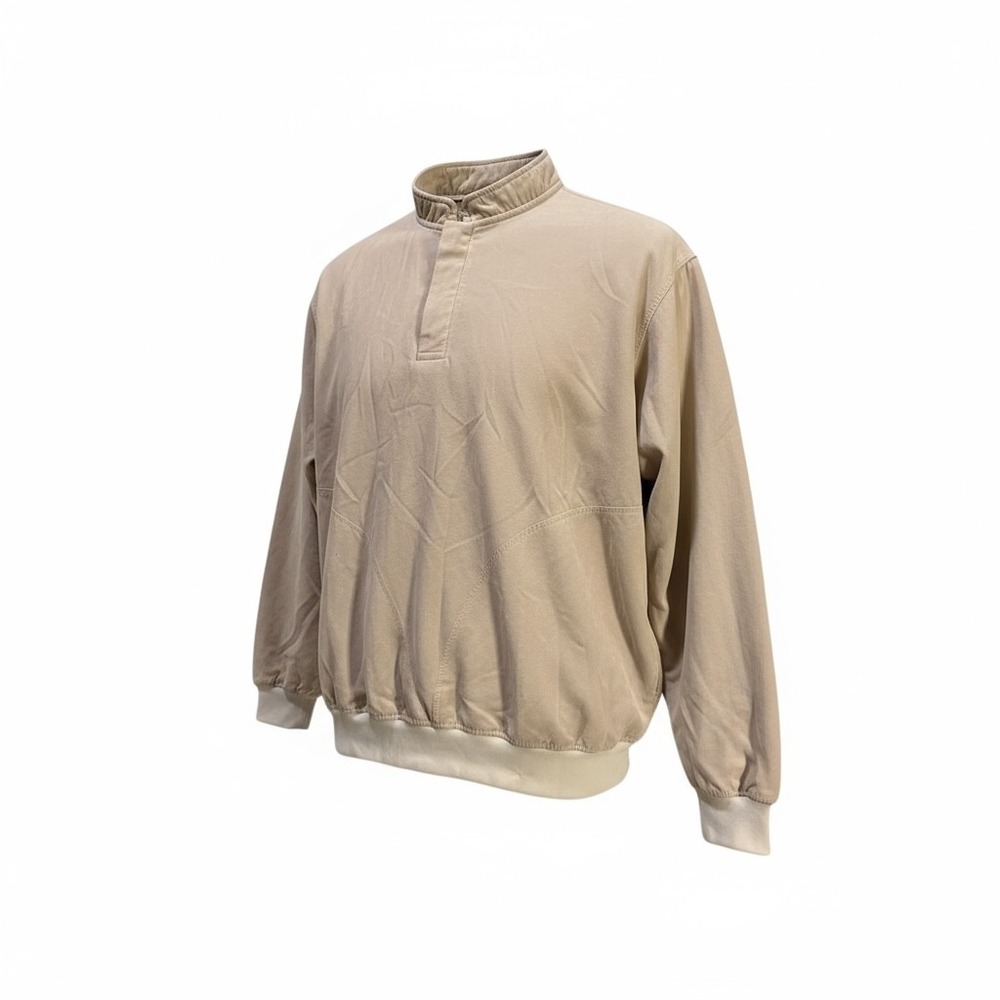 Zero Restriction Golf Outerwear Pullover XL Beige 100% Polyester Mens LA Sheriff